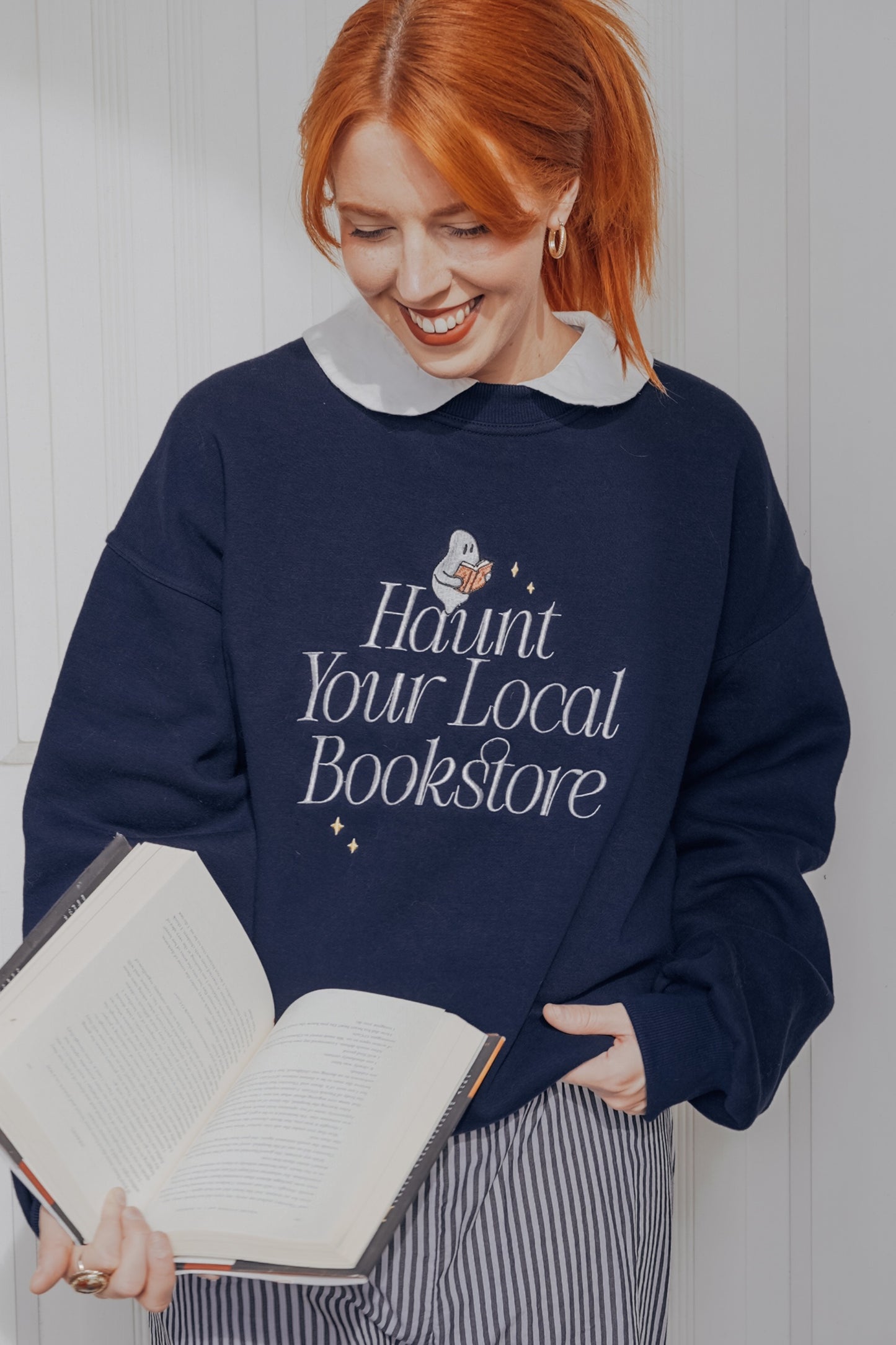 Haunt Your Local Bookstore (Boo Blue)