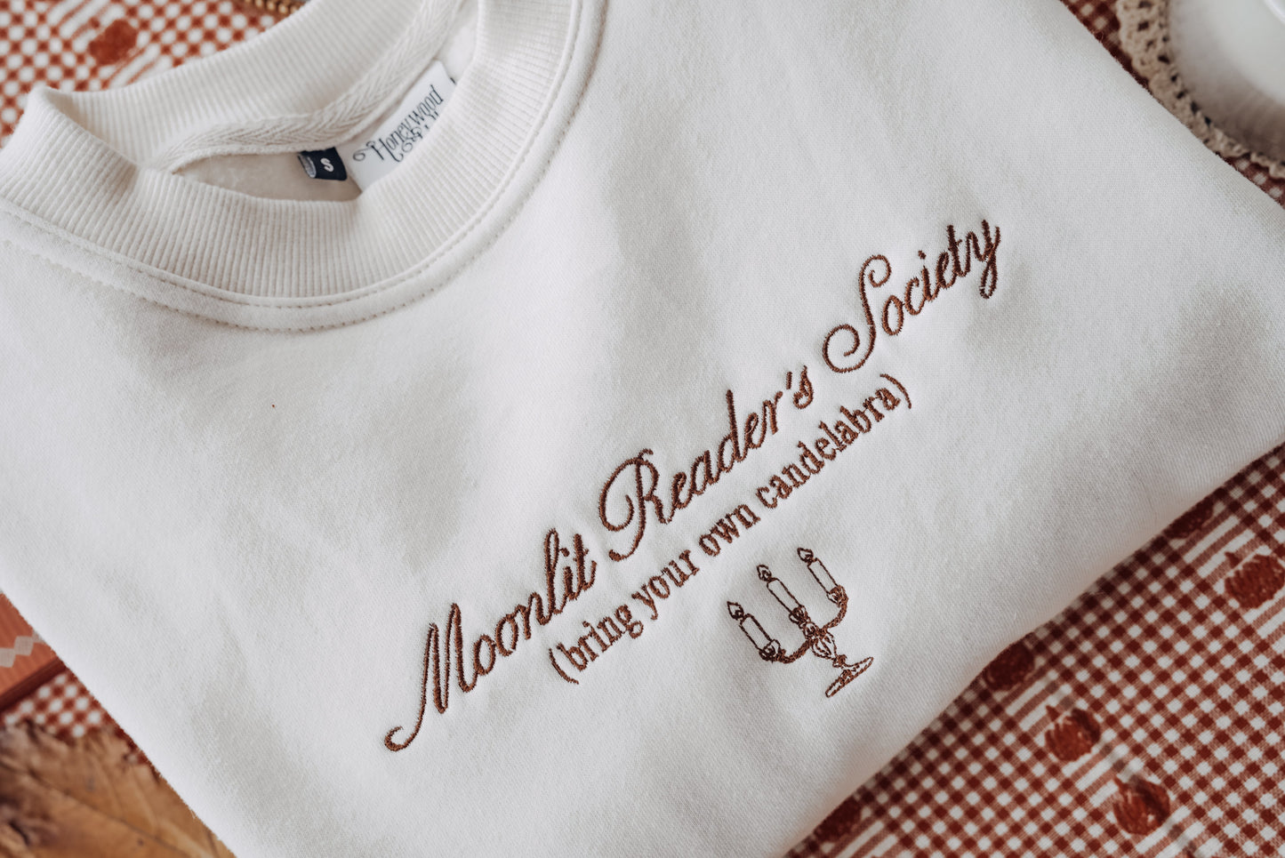 Moonlit Reader's Society (Book Pages Off-White)