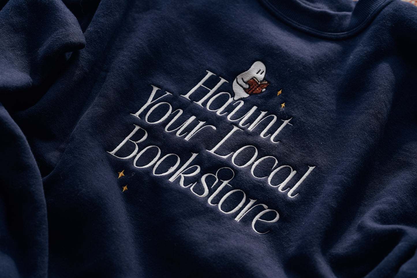 Haunt Your Local Bookstore (Boo Blue)