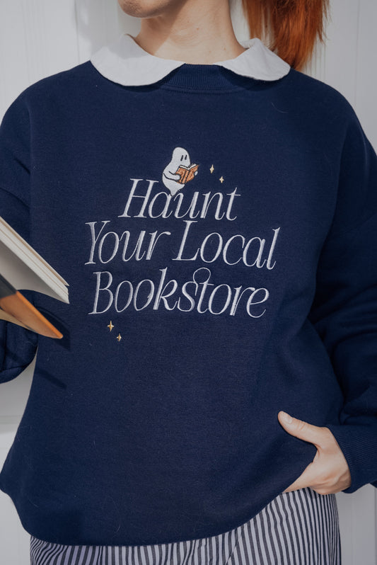 Haunt Your Local Bookstore (Boo Blue)